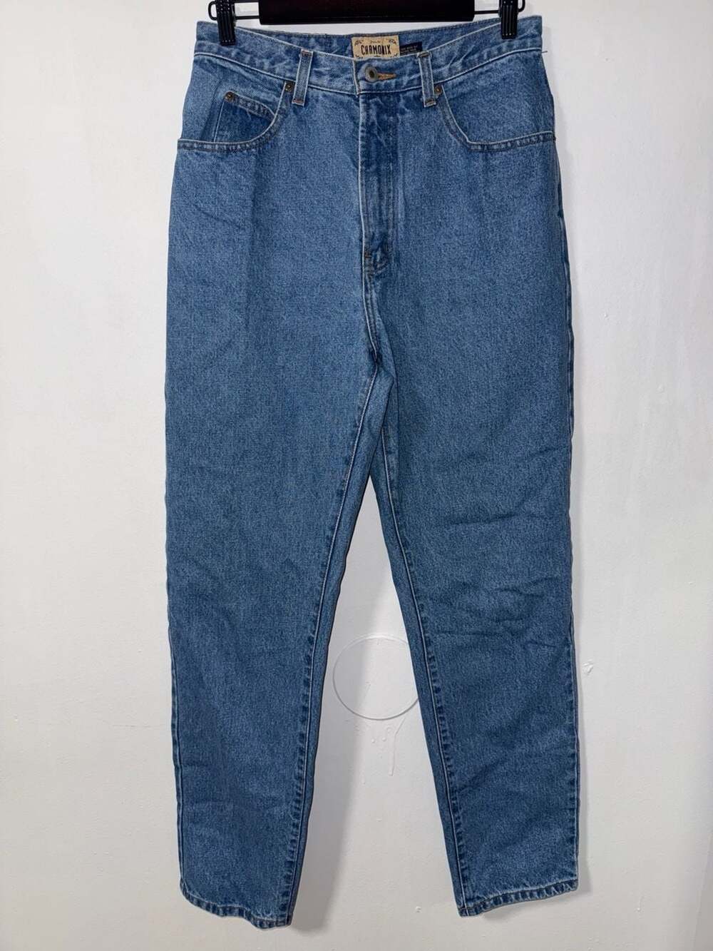 Chamonix High Rise Mom Jeans Size 12R Blue Denim